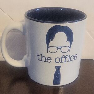 The Office Blue and White Mug 20 Oz Ceramic